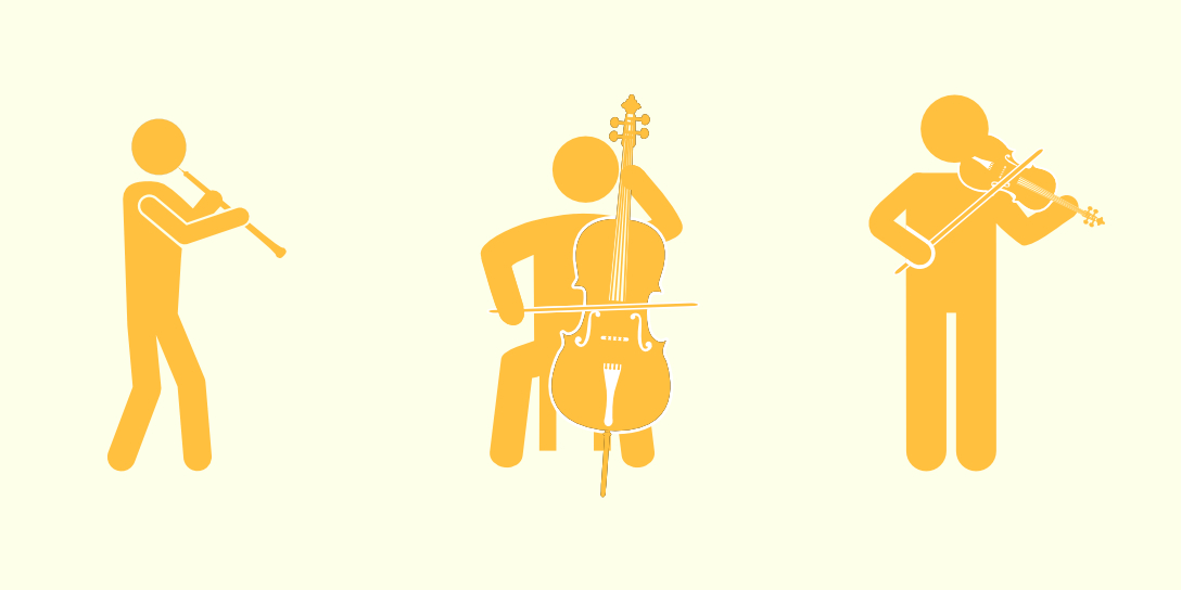 Oboe und Streicher