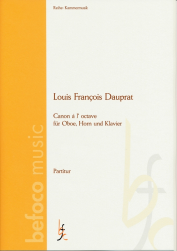 Dauprat, François  - Canon á l' octave für Oboe, Horn und Klavier
