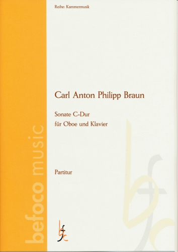 Braun, C.A.P. - Sonate für Oboe