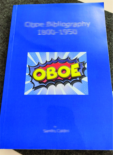 Sticker Comic Oboe