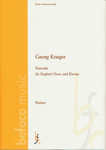 Krieger, Georg - Pastorale für Englisch Horn und Klavier