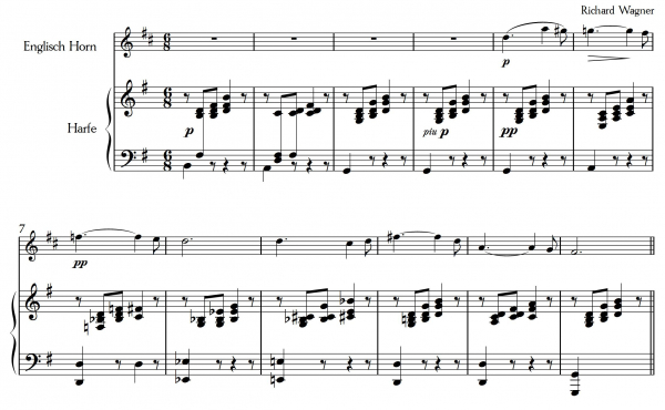 Wagner, Richard - Romanze des Wolfram für Englisch Horn und Harfe