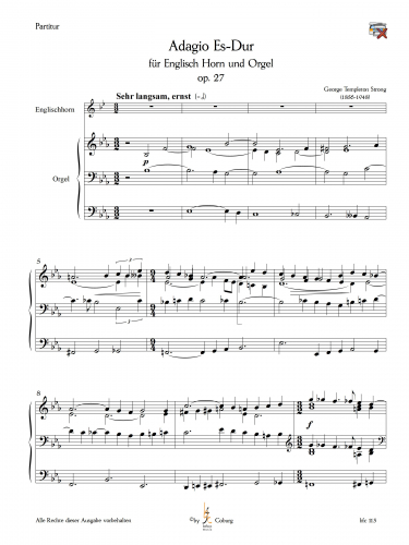 Templeton Strong, George - Adagio für EH und Orgel