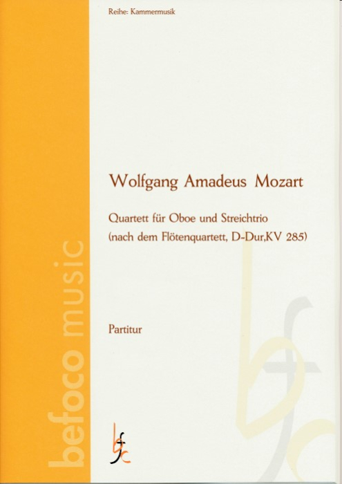 Mozart, W.A. - Quartett für Oboe und Streichtrio